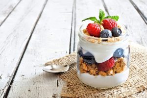 Healthy Snack - Yogurt and Granola